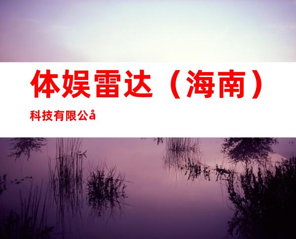 体娱雷达(海南)科技有限公司