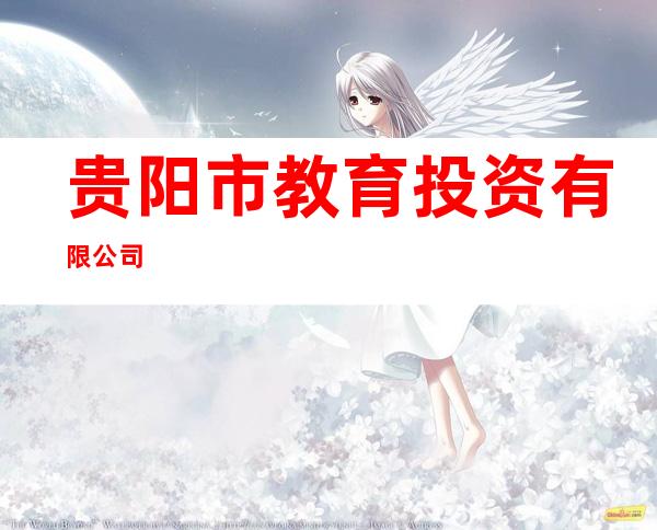 贵阳市教育投资有限公司
