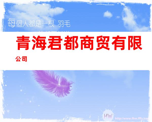 青海君都商贸有限公司